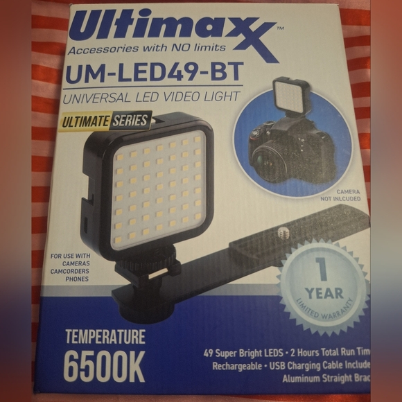NIB Universal LED Video Light - Picture 1 of 2